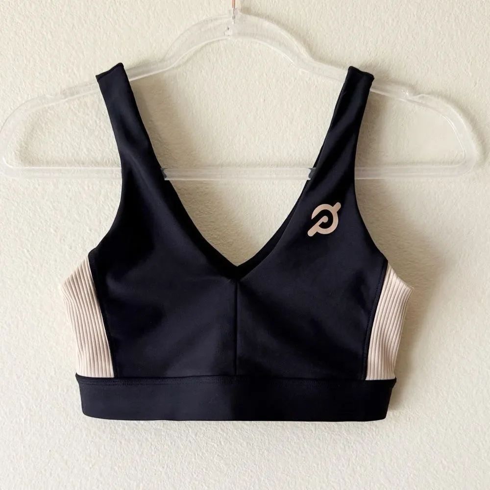 Peloton Show Up Colorblock V Sports Bra